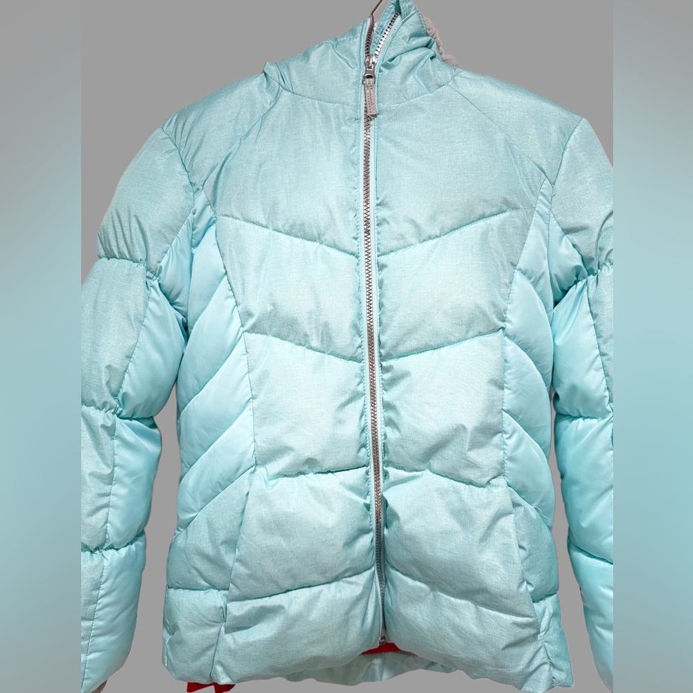 ZeroXposur Blue Puffer Jacket Chevron Quilted Kids